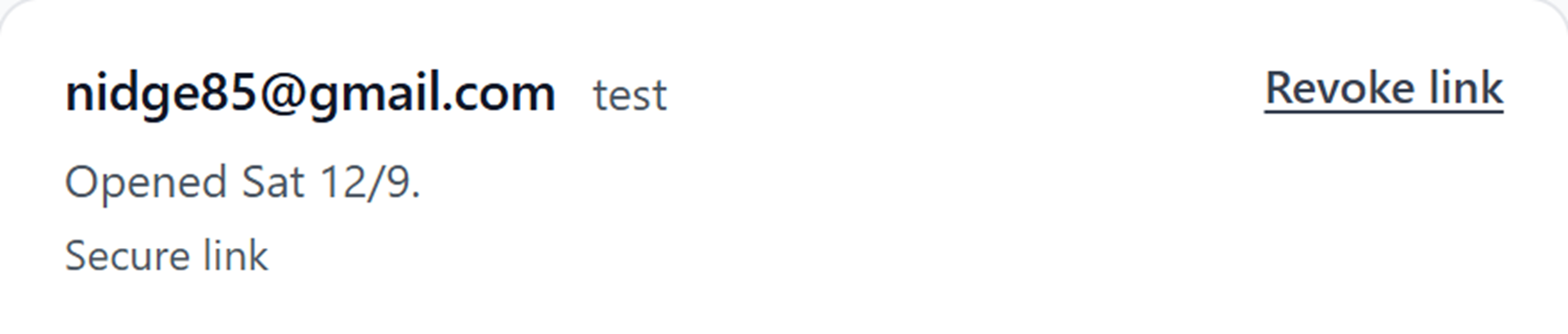 The Sent list in Frankfig: one document sent to a client, marked Opened.